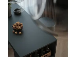 Conjunto de mesa de bar antracite 45x110x106 repose