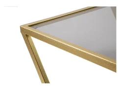 Conjunto de Mesas Auxiliares VKH562, Ouro, 40x40x60 cm, Kendra Home