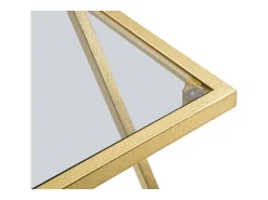Conjunto de Mesas Auxiliares VKH562, Ouro, 40x40x60 cm, Kendra Home
