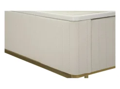 Conjunto de Mesas Auxiliares VKH771, Bege, 45x45x90 cm, Kendra Home
