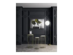 Conjunto de Mesas Auxiliares VKH597, Ouro, 32x32x71 cm, Kendra Home