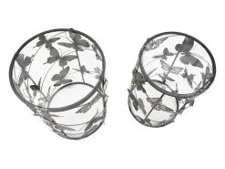 Conjunto de Mesas Auxiliares Borboleta 34, Multicolorido, 41,3x41,3x55 cm, Kendra Home