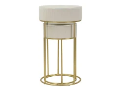 Conjunto de Mesas Auxiliares VKH772, Bege, 50x50x90 cm, Kendra Home