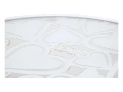 Conjunto de Mesas Auxiliares VKH556, Branco, 43x43x60 cm, Kendra Home