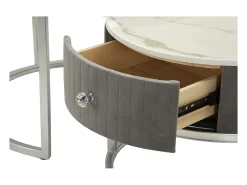 Conjunto de Mesas Auxiliares VKH796, Cinzento, 70x70x45 cm, Kendra Home