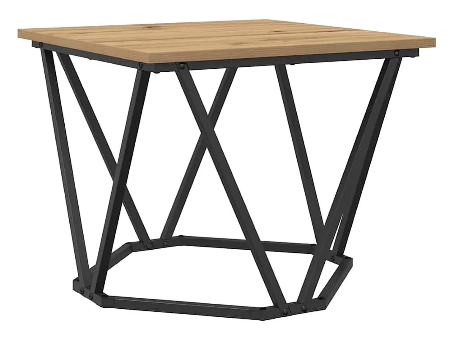 Conjunto de mesas de apoio 2 pcs carvalho artisiano