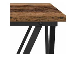 Conjunto de mesas de apoio 2 pcs Madeira recuperada