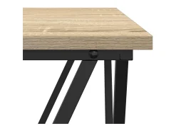 Conjunto de mesas de apoio 2 pcs Carvalho sonoma