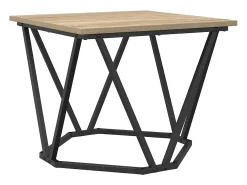 Conjunto de mesas de apoio 2 pcs Carvalho sonoma