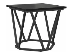 Conjunto de mesas de apoio 2 pcs Carvalho preto 50x50x40 cm