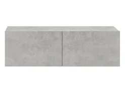Conjunto de móveis armário buffet TV televisão sala de estar quarto sala de estar 3 peças madeira projetada cinza 02_0024501