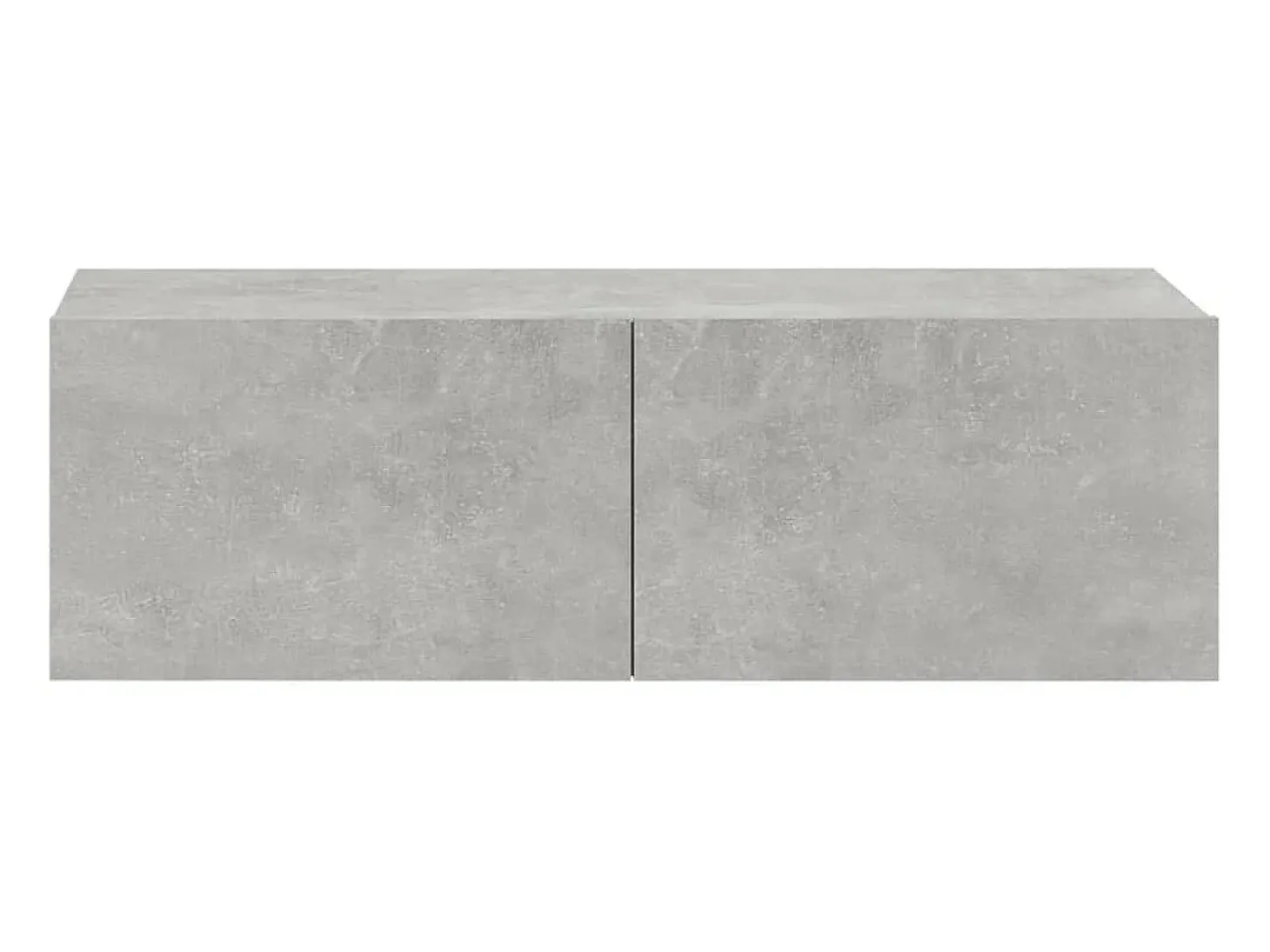 Conjunto de móveis armário buffet TV televisão sala de estar quarto sala de estar 3 peças madeira projetada cinza 02_0024501
