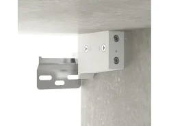 Conjunto de móveis armário buffet TV televisão sala de estar quarto sala de estar 8 peças madeira projetada cinza 02_0025250