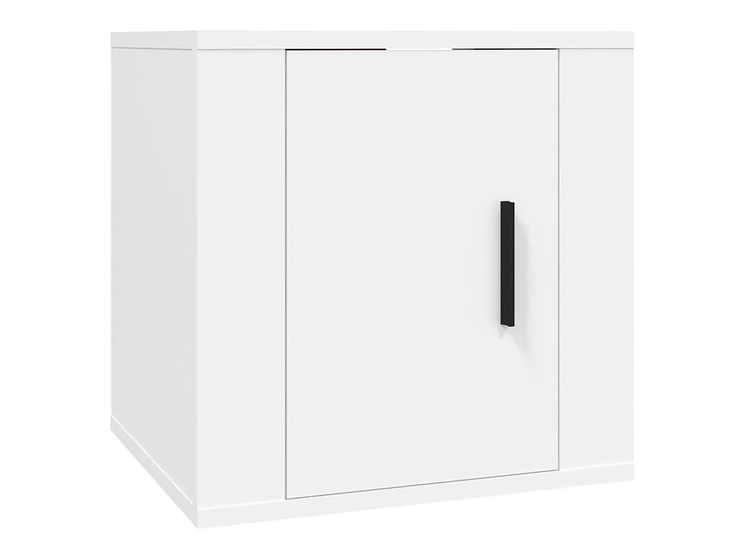 Conjunto de móveis armário aparador TV televisão sala de estar quarto sala de estar 8 peças madeira projetada branco 02_0025232