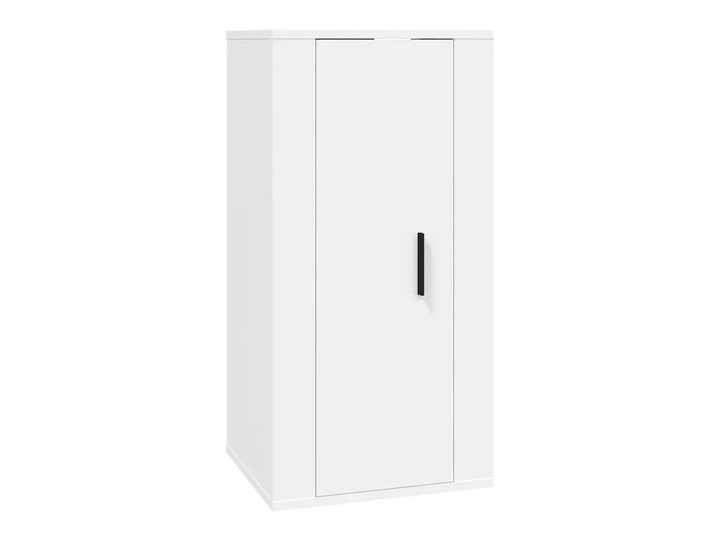 Conjunto de móveis armário aparador TV televisão sala de estar quarto sala de estar 8 peças madeira projetada branco 02_0025232