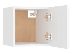 Conjunto de móveis armário aparador tv televisão sala estar quarto 6 peças madeira projetada branca 02_0025013