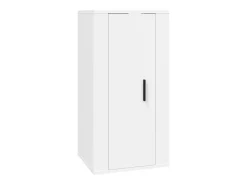 Conjunto de móveis armário aparador TV televisão sala de estar quarto sala de estar 8 peças madeira projetada branco 02_0025236