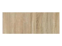 Conjunto de móveis de 4 peças incluindo guarda-roupa aparador suporte para TV sala de estar/quarto madeira de engenharia de carvalho Sonoma marrom 02_0024811