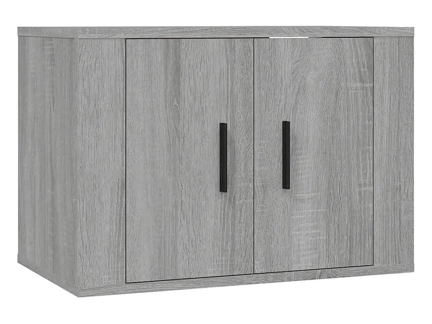 Conjunto de móveis Sonoma de madeira engenheirada com 3 peças (armário aparador TV sala de estar quarto sala de TV) - 02_0024634