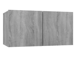 Conjunto de móveis Sonoma de 5 peças em madeira engenheirada (armário aparador suporte para TV sala de estar quarto sala de TV) - 02_0024989
