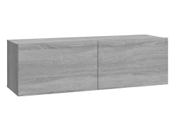 Conjunto de móveis Sonoma de madeira engenheirada com 7 peças (armário aparador suporte para TV sala de estar quarto sala de TV) - 02_0025218