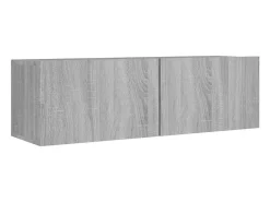 Conjunto de móveis Sonoma de 8 peças em madeira engenheirada (armário aparador suporte para TV sala de estar quarto sala de TV) - 02_0025326