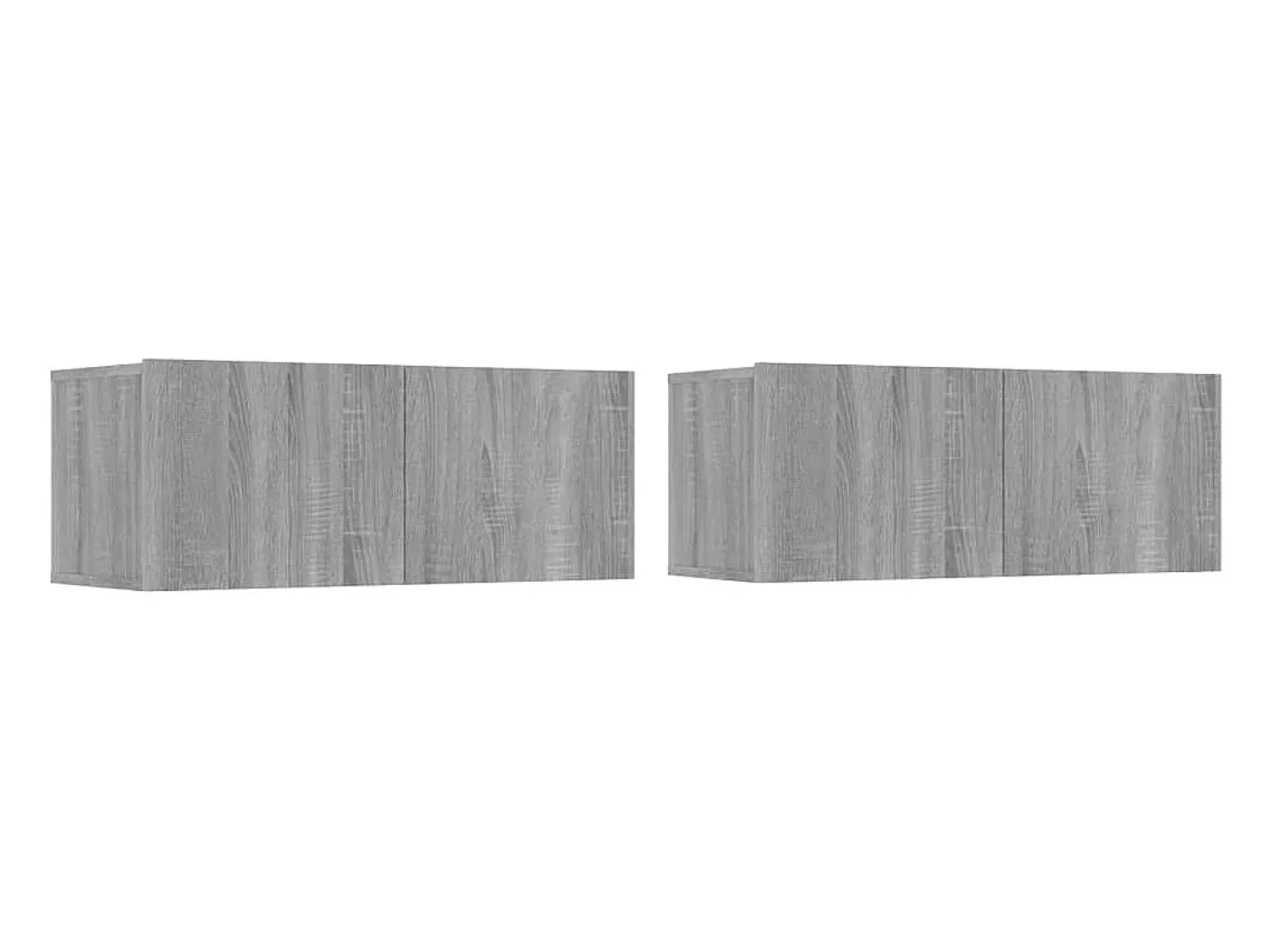 Conjunto de móveis Sonoma de madeira engenheirada com 4 peças (armário aparador suporte para TV sala de estar quarto sala de TV) - 02_0024837