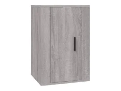 Conjunto de móveis Sonoma de madeira engenheirada com 4 peças (armário aparador suporte para TV sala de estar quarto sala de TV) - 02_0024849