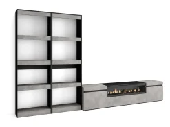 Conjunto de móveis TV, 320x35x186cm, Para televisores até 80