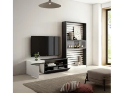 Conjunto de móveis TV, 260x35x186cm, Para televisores até 65