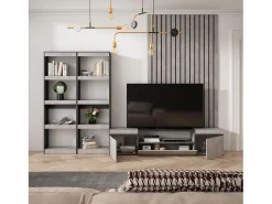Conjunto de móveis TV, 320x35x186cm, Para televisores até 80