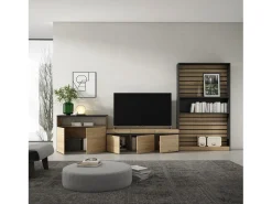 Conjunto de móveis TV, 360x35x186cm, Para televisores até 65