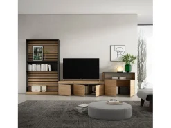 Conjunto de móveis TV, 360x35x186cm, Para televisores até 65