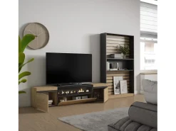 Conjunto de móveis TV, 310x35x186cm, Para televisores até 80