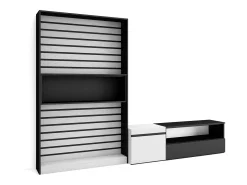 Conjunto de móveis TV, 260x35x186cm, Para televisores até 65