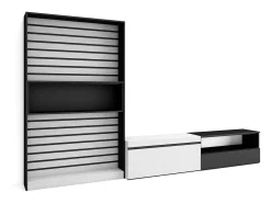 Conjunto de móveis TV, 310x35x186cm, Para televisores até 80