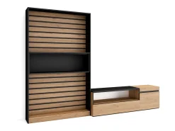 Conjunto de móveis TV, 260x35x186cm, Para televisores até 65