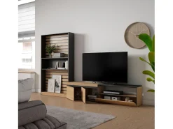 Conjunto de móveis TV, 310x35x186cm, Para televisores até 80