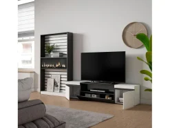 Conjunto de móveis TV, 310x35x186cm, Para televisores até 80