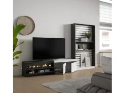 Conjunto de móveis TV, 310x35x186cm, Para televisores até 80