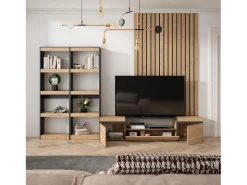 Conjunto de móveis TV, 320x35x186cm, Para televisores até 80