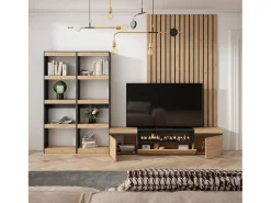 Conjunto de móveis TV, 320x35x186cm, Para televisores até 80