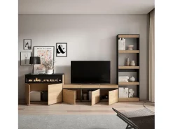Conjunto de móveis TV, 310x35x186cm, Para televisores até 65