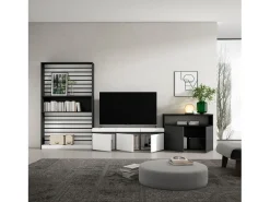 Conjunto de móveis TV, 360x35x186cm, Para televisores até 65
