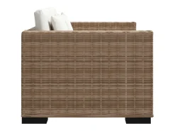 Conjunto de sofá de 2 lugares para sala de estar sala de jantar casa decoração de interiores 7 peças rattan genuíno 02_0020224