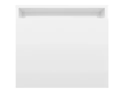 Conjunto mesas centro 100x48x40cm contrapla. branco brilhante
