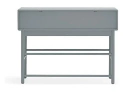 Consola 2 gavetas Cinza Pérola 120x35 cm