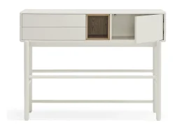 Consola 2 gavetas Creme 120x35 cm