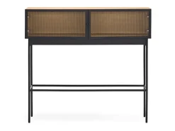 Consola 2 portas carvalho 100x36 cm