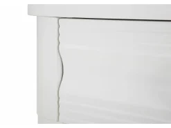 Consola Bakar, Mesa multiusos, Armário de apoio, Mesa de corredor, 110x40 h82 cm, Branco